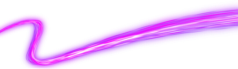 Abstract light trail Wave effect