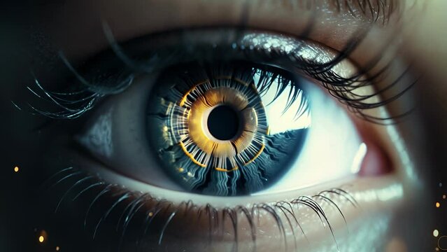 Minds Eye Interface A futuristic and elegant design, showcasing the seamless interface between the human mind and AGI technology, allowing for telekinesislike control over digital and physical