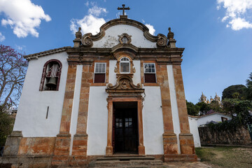 Church of Our Lady of the Rosary in the city historic Tiradentes, Minas Gerais, Brazil