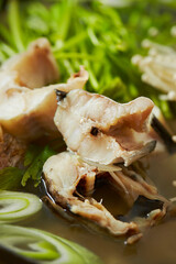 Fish soup with vegetables