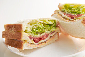 sandwich with cheese and tomato