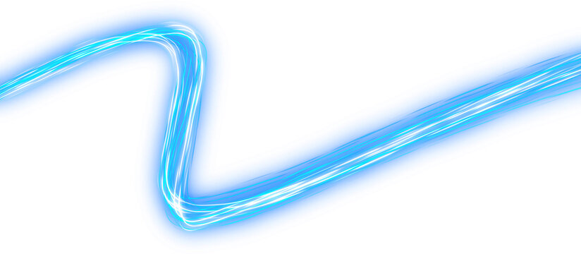 Transparent blue future speed line