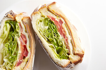 	
sandwich with cheese and tomato	
