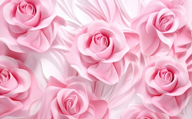 pink roses hd wallpaper