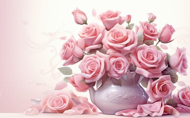 pink roses hd wallpaper