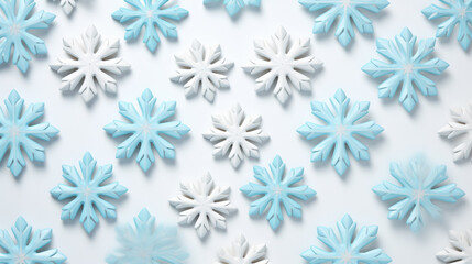 pattern with snowflakes