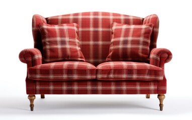 Virginia 2 Seater Sofa, Two seater couch isolated on white background.