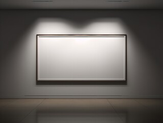Elegant Framed Artwork Mockup for Interior Decor - AI Generated