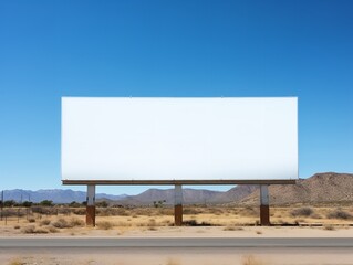 Obraz premium Outdoor Billboard Advertising Mockup - AI Generated