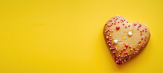 heart shaped cookie