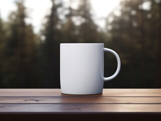 Stylish Ceramic Mug Mockup for Branding - AI Generated