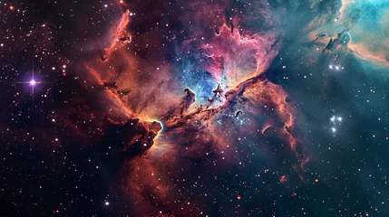 Foto op Aluminium Cosmic nebula © ding