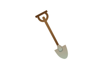 Small Shovel with Brown Handle | Archeology Tools