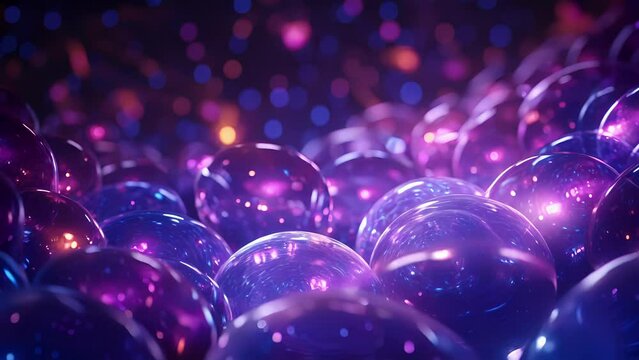 Closeup of the incredible levels of energy and density within the newly formed quarkgluon plasma. The particles are so densely packed that the whole area appears to pulsate and vibrate with