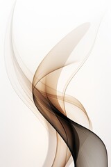 Minimalistic modern light brown and black dynamic lines