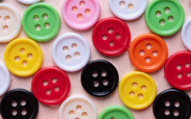 shirt buttons for diy handmade,colorful buttons. collection of various sewing buttons - 702025508