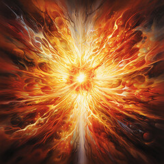 A Burst of Energy Radiating From the Center 