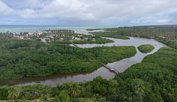 Rio Tatuamunha, Porto de Pedras, Alagoas, Brazil.