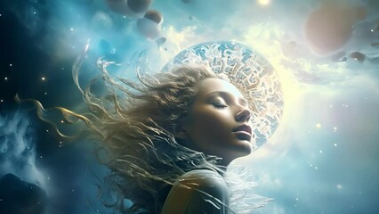 Let the soothing melodies and celestial visuals of this ethereal video guide you into a state of deep relaxation.