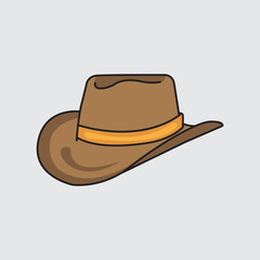 Hat Cap Vector illustration. Vector Hat. Cartoon Vector Hat Cap Clothing illustration
icon for website, graphic design and artwork.