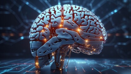 Digital Brain: A 3D Art Exploration of Brain-Computer Interface and Anatomy