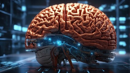 Digital Brain: A 3D Art Exploration of Brain-Computer Interface and Anatomy