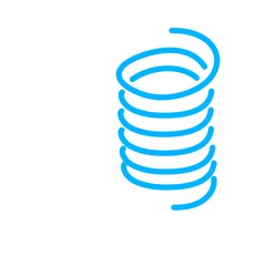 Spiral Spring Vector