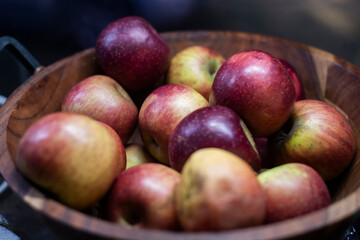 bowl of red apples