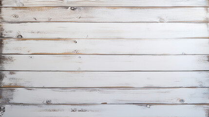 Obraz na płótnie Canvas white painted shabby chic wooden background table with space for text