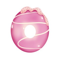 Valentine Alphabet O,letter O