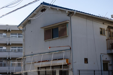 日本の古い集合住宅