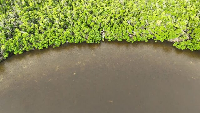Aerial view of Ponce De Leon Park in Punta Gorda Florida