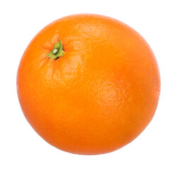 Orange fruit isolated, transparent PNG, PNG format, full depth of field, cut out