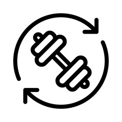 Dumbbell icon PNG