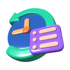 History 3D Illustration Icon