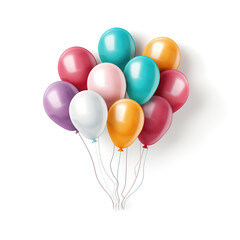 Colorful Balloons in various colors