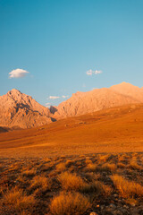 Naklejka premium Beautiful mountain landscape. The Anti Taurus Mountains. Aladaglar National Park. Turkey..