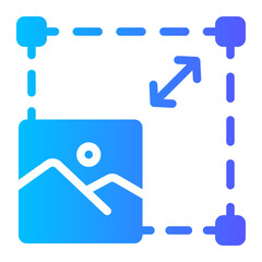 resize Gradient icon
