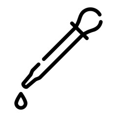 color picker Line Icon