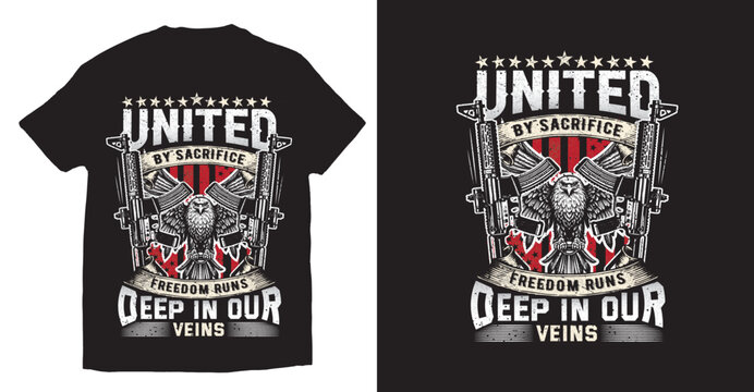 Veteran t shirt design Military t shirt design USA soldier t shirt design skeleton vector t shirt Eagle t shirt
