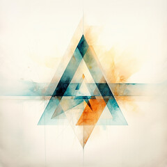 Overlapping Translucent Triangles, Abstract