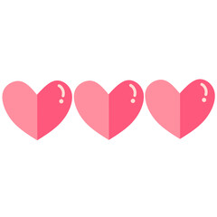 Heart love icon rating 