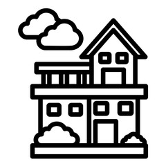 Naklejka premium Housing Icon