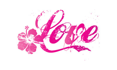 Vector love calligraphic lettering quote romantic inscription for lovers love text

