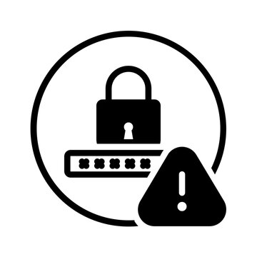 Solid black icon for Forgot password