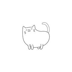 coloring book cute cats with poses cute