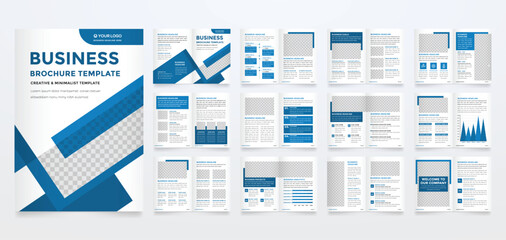 business brochure editable company profile template flyer and promotion content
