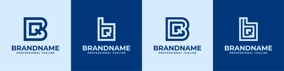 Obraz premium Letter BQ Logo Set, suitable for business with QB or BQ initials