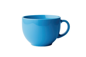 Blue Cup Design Isolated on Transparent Background