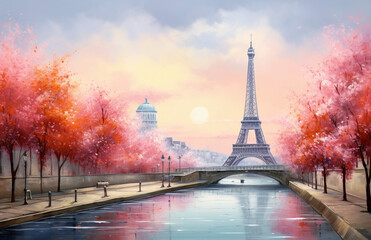 Obraz premium Springtime in Paris 
